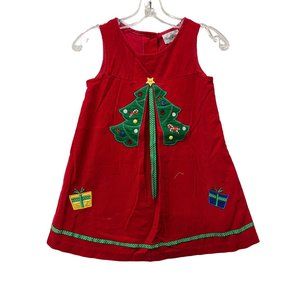 Vintage Rare Editions Jumper Dress Christmas Girlie Girl